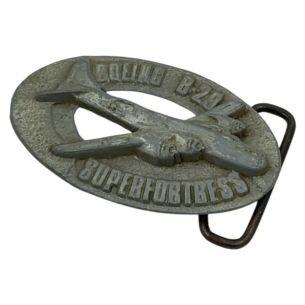 Boeing B29 Superfortress Belt Buckle 1981‎ Mens Vintage Collectible